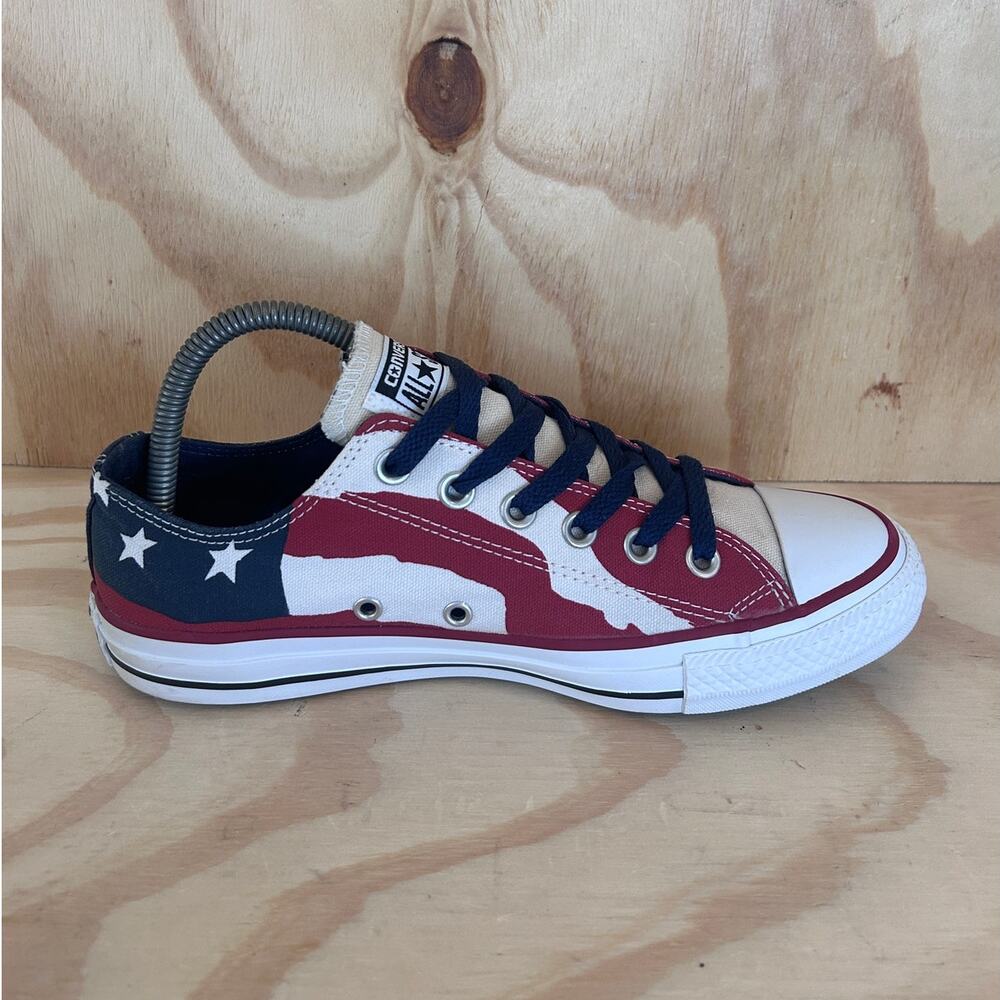 Converse All Star - CT Low Flags - Sneakers - Red/Blue - Women's - 8 - 148835F - Picture 5 of 9